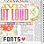 Fonts Fanlisting